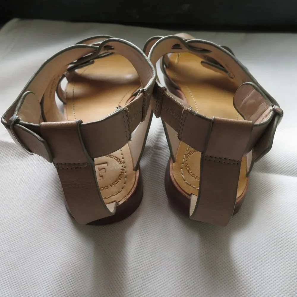 French Connection Harmoney Leather Strappy Gladiator Sandals 38